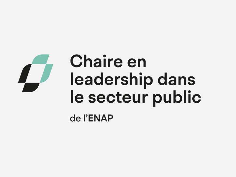 Logo de la Chaire en leadership dans le secteur public