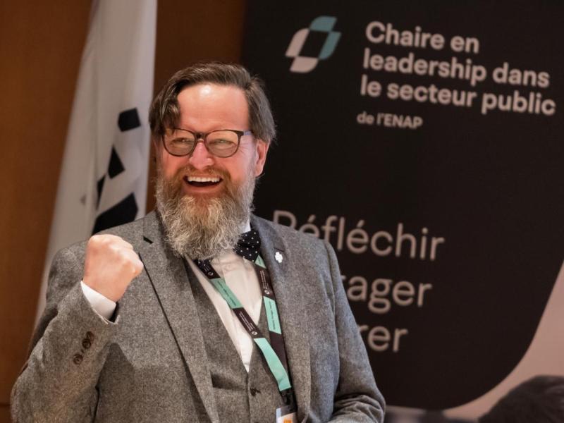 Andrew Webb, 20e anniversaire de la Chaire en leadership dans le secteur public