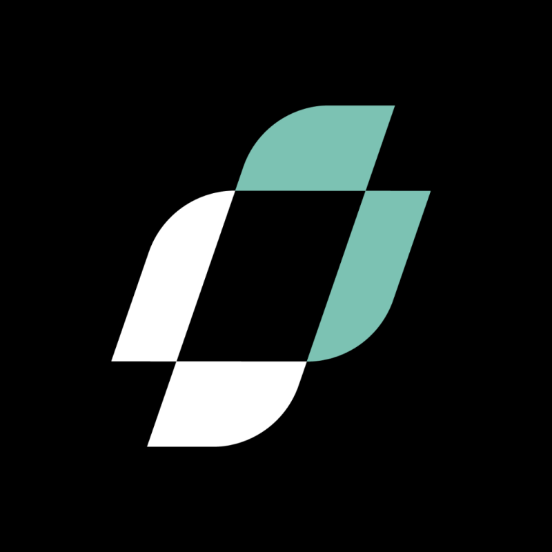Avatar formé du symbole du logo de la Chaire en leadership dans le secteur public turquoise et blanc sur fond noir
