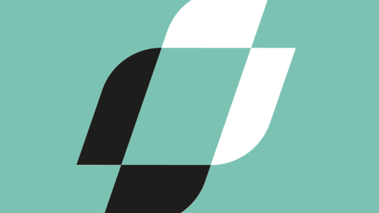 Avatar formé du symbole du logo de la Chaire en leadership dans le secteur public blanc et noir sur fond turquoise 