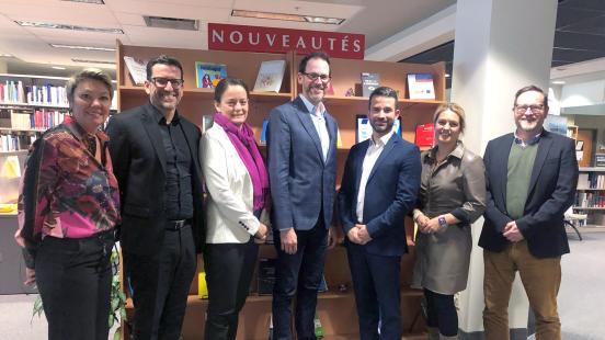 Membres du comité organisateur du Réseau des jeunes leaders en 2023 lors de la relance des activités post covid