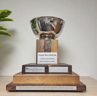 Le trophée de la Coupe des cohortes