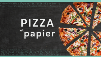 Pizza et papier 